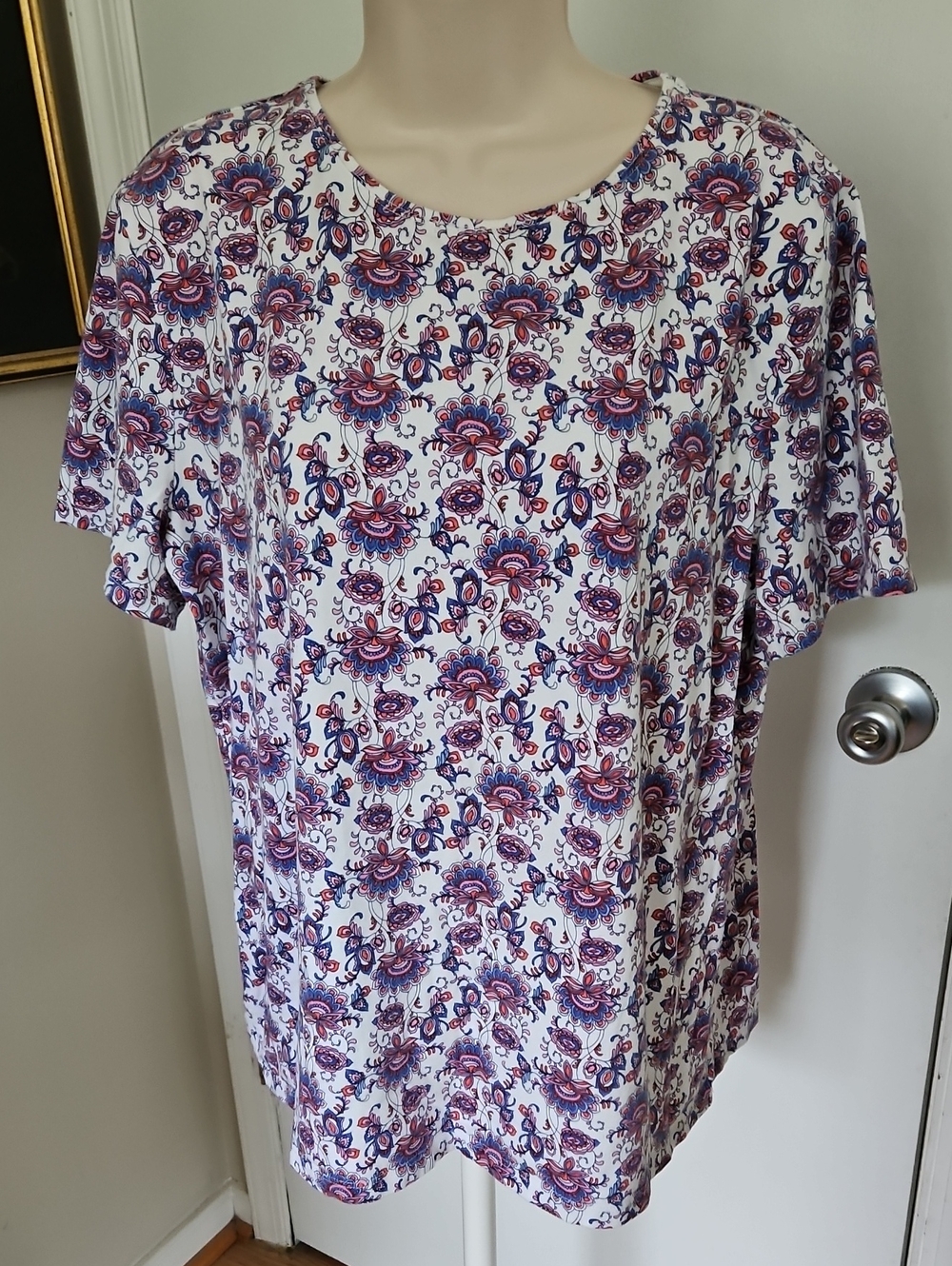 Talbots Floral Top Size XL
